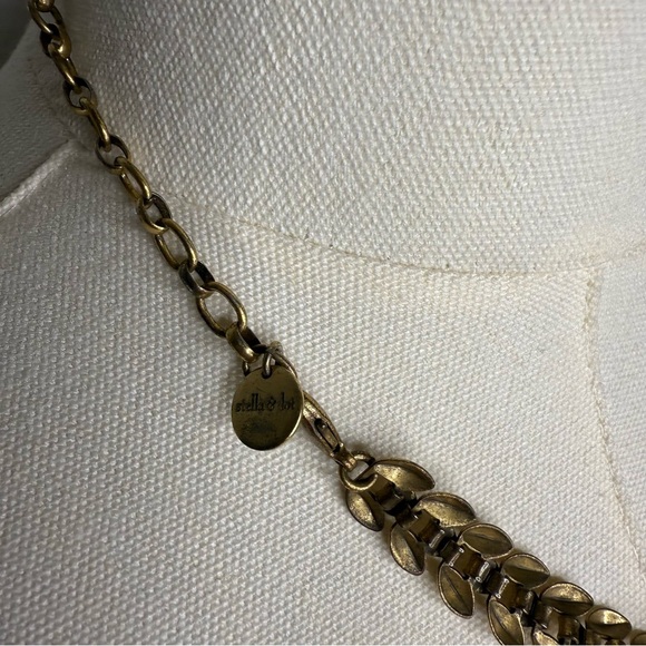 Stella & Dot Trellis Multicolor Crystal Cluster Boho Statement Necklace - Picture 5 of 7